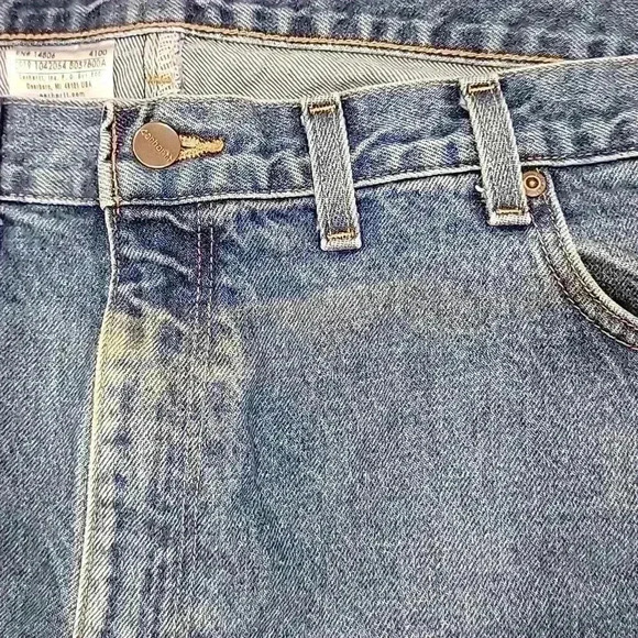 Carhartt B18-DST Blue Denim Jeans 44X30 - Picture 4 of 7
